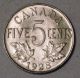 Canada 1928 Five Cents Choice Au Old Coin N4 - 168 Coins: Canada photo 4