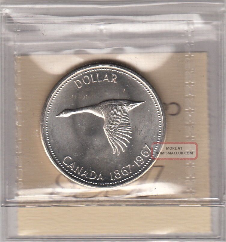 1967 1 Centennial Silver Canada Iccs Kf264 Graded Ms62