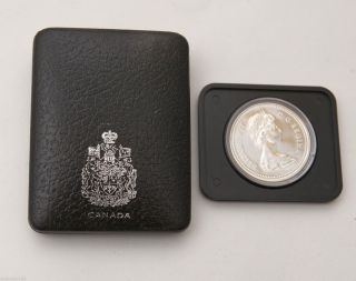 1975 Canadian Specimen Silver Dollar Calgary Canada Commemorative Coin photo