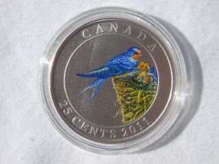 2011 Birds Of Canada $0.  25 Coloured - Barn Swallow With And photo