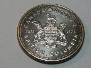 1971 Canadian Commemorative Silver Dollar 4047a photo