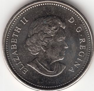 Canada 2006 - 5 Cents Jewel In Queens Hair - Bu Error Variety (008) photo