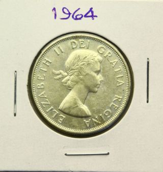 Canada 50 Cents - Queen Elizabeth Ii - 80 % Silver photo