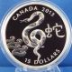 2013 Year Of The Snake 1 Oz Fine Silver $15 Coin In Asian Presentation Case Coins: Canada photo 1