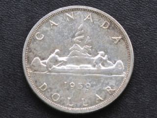 1959 Canada Silver Dollar Canadian Coin A4224 photo