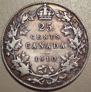 1910 Canada 25 Cents photo
