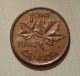 1962 Canada Small One Cent Harp Error Circulated Coin Ref: Zoell K86c Our 41 Coins: Canada photo 1