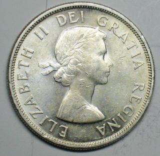 1963 Canadian Silver Dollar Grading Choice Bu 600 Asw T202 photo