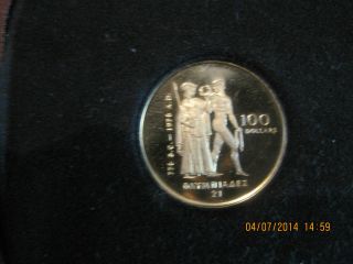 1976 Canada Olympic Gold Proof Coin - B82391 photo