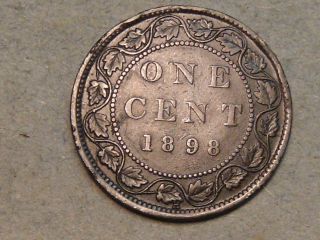 1898h Canadian Large Cent 6615a photo