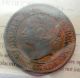 1859 Wide 9 Over 8 Large Cent Iccs Au - 50 Scarce Key Variety Penny Coins: Canada photo 2