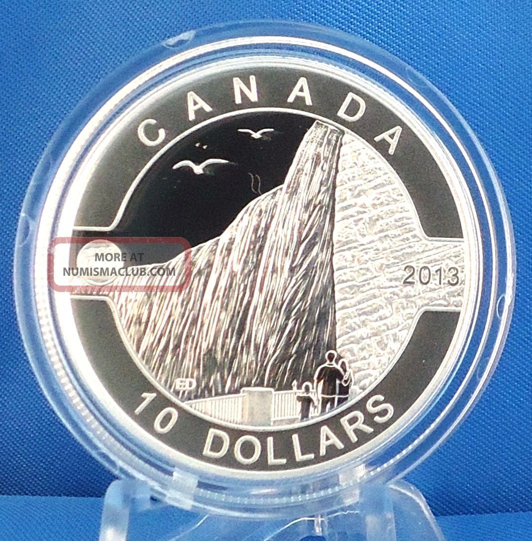 2013 Niagara Falls1/2 Oz.  Fine Silver Matte Proof Coin - 7th In O Canada Series Coins: Canada photo
