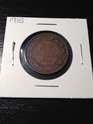 1915 Large Canadian Cent photo