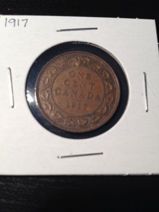 1917 Large Canadian Cent photo