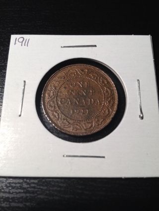 1911 Large Canadian Cent photo