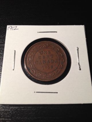 1912 Large Canadian Cent photo