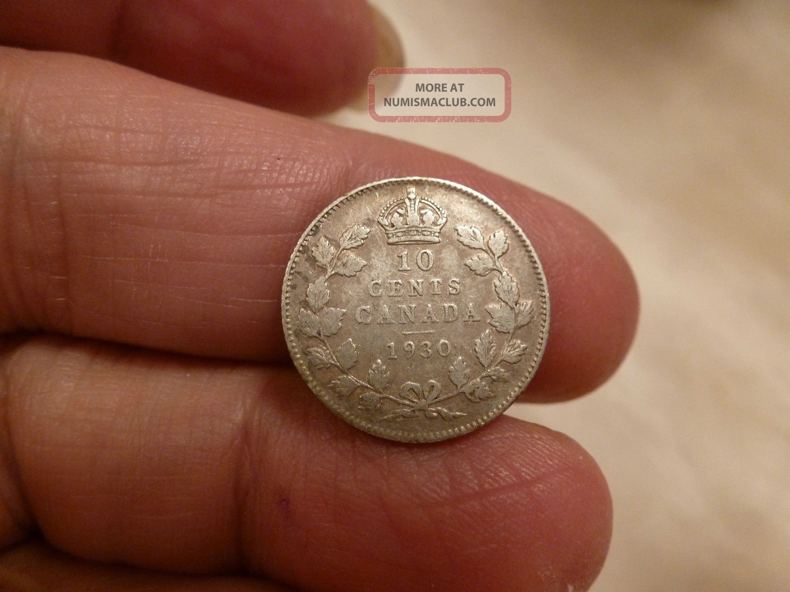 1930 Canadian Silver Dime - Coins: Canada photo