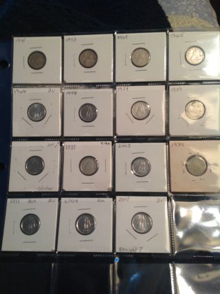 1945 To 2007 10 Cent Dimes G To Bu photo