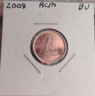 2008 - 10 Cent Canadian Coin - Bu Proof photo