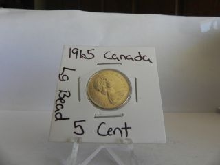 1965 Canada 5 Cent Large Beads (tb) photo