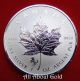 Silver Coin 1 Troy Oz 2014 Canada Maple Leaf Horse Privy Reverse Proof.  9999 Coins: Canada photo 1