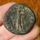 Severus Alexander Ae Sestertius.  Rome,  225 Ad.  Pontif Max.  Desert Patina.  Rare Coins: Ancient photo 1