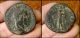 Severus Alexander Ae Sestertius.  Rome,  225 Ad.  Pontif Max.  Desert Patina.  Rare Coins: Ancient photo 2