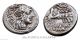 Republic Silver Coin Denarius Porcia 3 Roma Helmeted Libertas 4 Horse Chariot Coins: Ancient photo 1