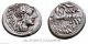 Republic Silver Coin Denarius Porcia 3 Roma Helmeted Libertas 4 Horse Chariot Coins: Ancient photo 2