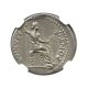 Ad 14 - 37 Tiberius Ar Denarius Ngc Au (ancient Roman) Coins: Ancient photo 3