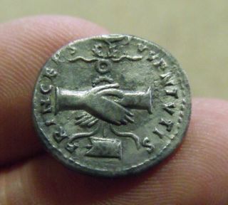Ancient Roman Silver Denarius,  Domitian,  3.  08g,  79 A.  D.  Princeps Ivventvtis,  Rare photo