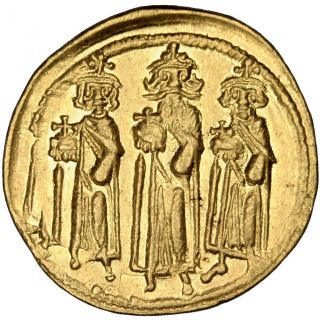 Bysantine Empire,  Héraclius Et Héraclius Constantin,  Solidus photo
