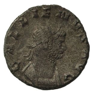 Gallienus Billon Bi Antoninianus 260 - 268 Ad Ancient Roman Imperial Vf photo