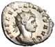 Ef & Fully Silvered Aurelian Antoninianus 