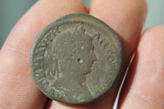 Roman Bronze Colonial Coin Of Caracalla 198 - 217 Ad To Identify Unresearched photo