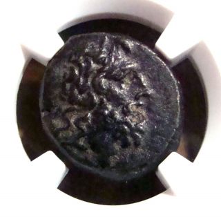 Ancient Greek: Sinope,  Paphlagonia Ae19.  85 - 65 Bc.  Zeus / Eagle.  Ngc Ch Vf photo