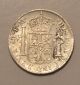 1800 Spain - 8 Reales - Mexico Fm - Carlos Iv - Vf+ Silver Coin Europe photo 1