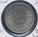 Switzerland Swiss 5 Francs,  1982 Commemorative Coin,  Train,  Au+ Europe photo 3