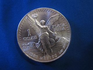 1 Onza Plata Pura 1983 Mexico Silver Coin photo