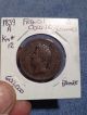 1839 A French Colonies,  5 Centimes Bronze Colonial Coin Europe photo 1