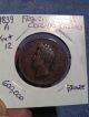 1839 A French Colonies,  5 Centimes Bronze Colonial Coin Europe photo 2