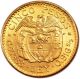 Colombia 5 Pesos Km 204 Au/unc Gold Coin S.  Bolivar 1927 Coins: World photo 1