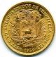 Venezuela 10 Bolivares Y 31 Unc Gold Coin 1930 Coins: World photo 1