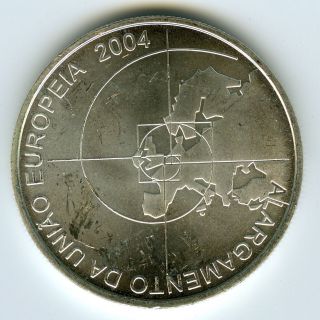 ► ☆ ☆ ☆ Portugal 8 - Euro Silver Coin 2004 Enlargement Of The European Union ☆ ☆ ☆ photo