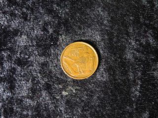 Foreign Cayman Islands 1977 Grand Caiman Thrush Cent Coin - Flip photo