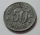 1918 Siegen Germany Notgeld 50 Pfennig Emergency Money Iron Coin Ww1 Germany photo 1