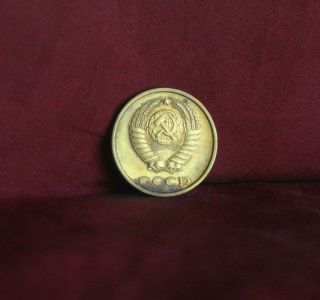 1985 Russia 2 Kopeks Brass World Coin Y127a Cccp Soviet Ussr Hammer And Sickle photo