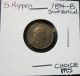 1894 - B Switzerland 5 Rappen - Choice/gem Uncirculated. . .  $65 - $80 Europe photo 2