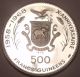 Humongous Silver Proof Guinea 1970 500 Francs Rare Fr/s Africa photo 1