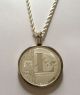 Litecoin Coin Pendant On Silver Rope Chain Necklace. Coins: World photo 1